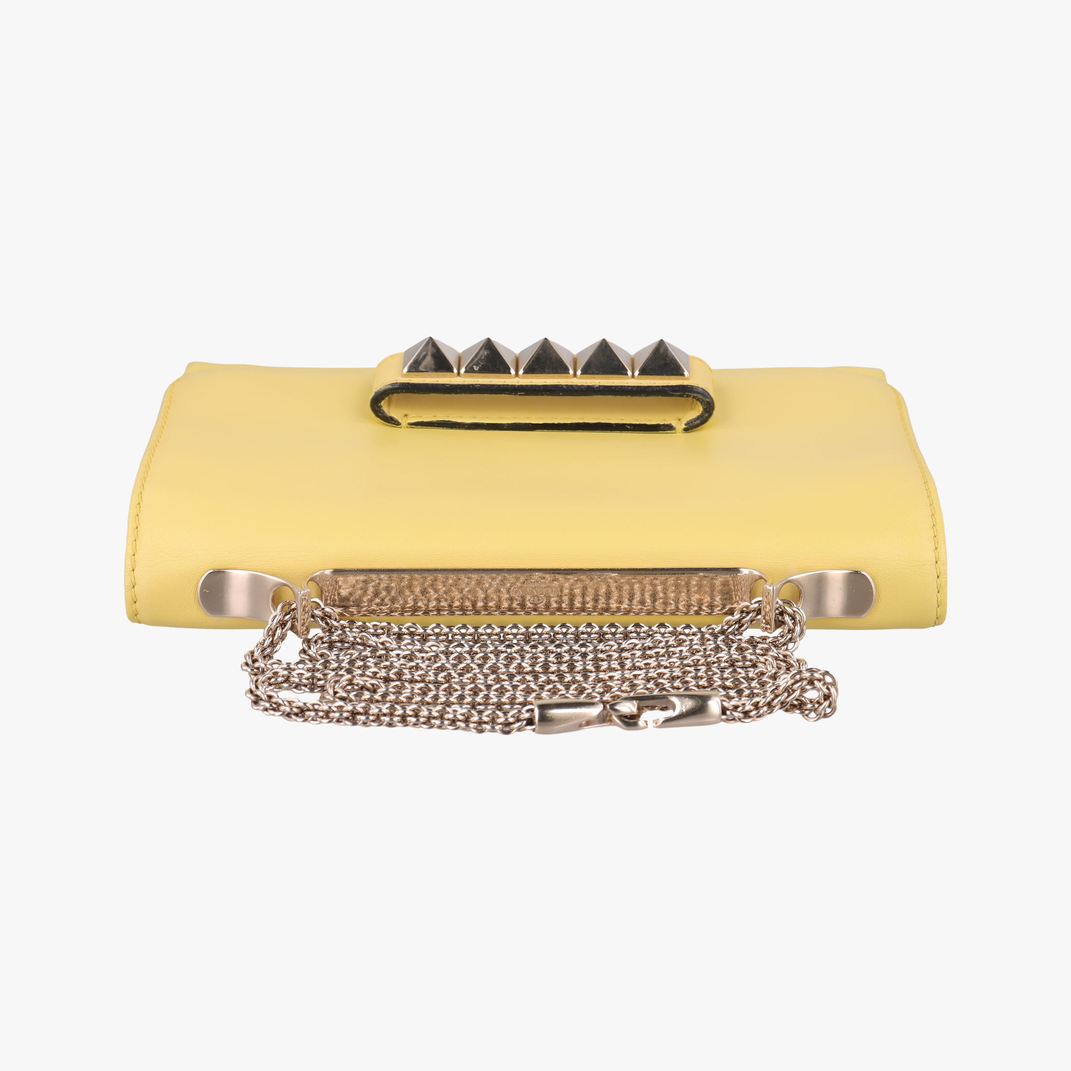 Rockstud Va Va Voom Yellow Leather Lot number unknownロックスタッズ ヴァ ヴァ ヴーム イエロー レザー 製番不明