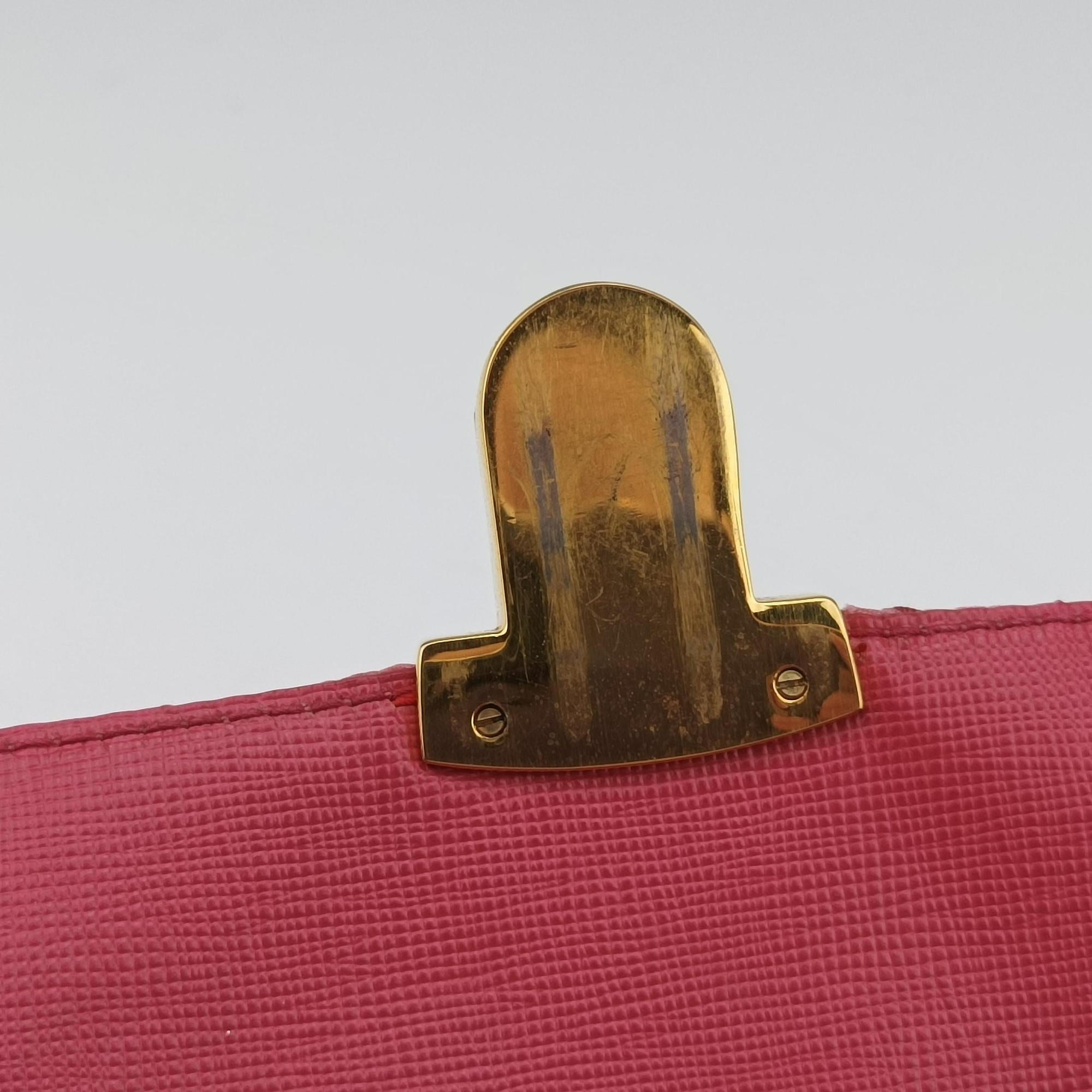 Chain Quilting Flap Pink nylon 194チェーン キルティング フラップ ピンク ナイロン 194