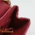 Chain Quilting Flap Pink nylon 194チェーン キルティング フラップ ピンク ナイロン 194