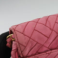 Chain Quilting Flap Pink nylon 194チェーン キルティング フラップ ピンク ナイロン 194