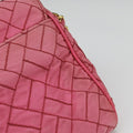 Chain Quilting Flap Pink nylon 194チェーン キルティング フラップ ピンク ナイロン 194
