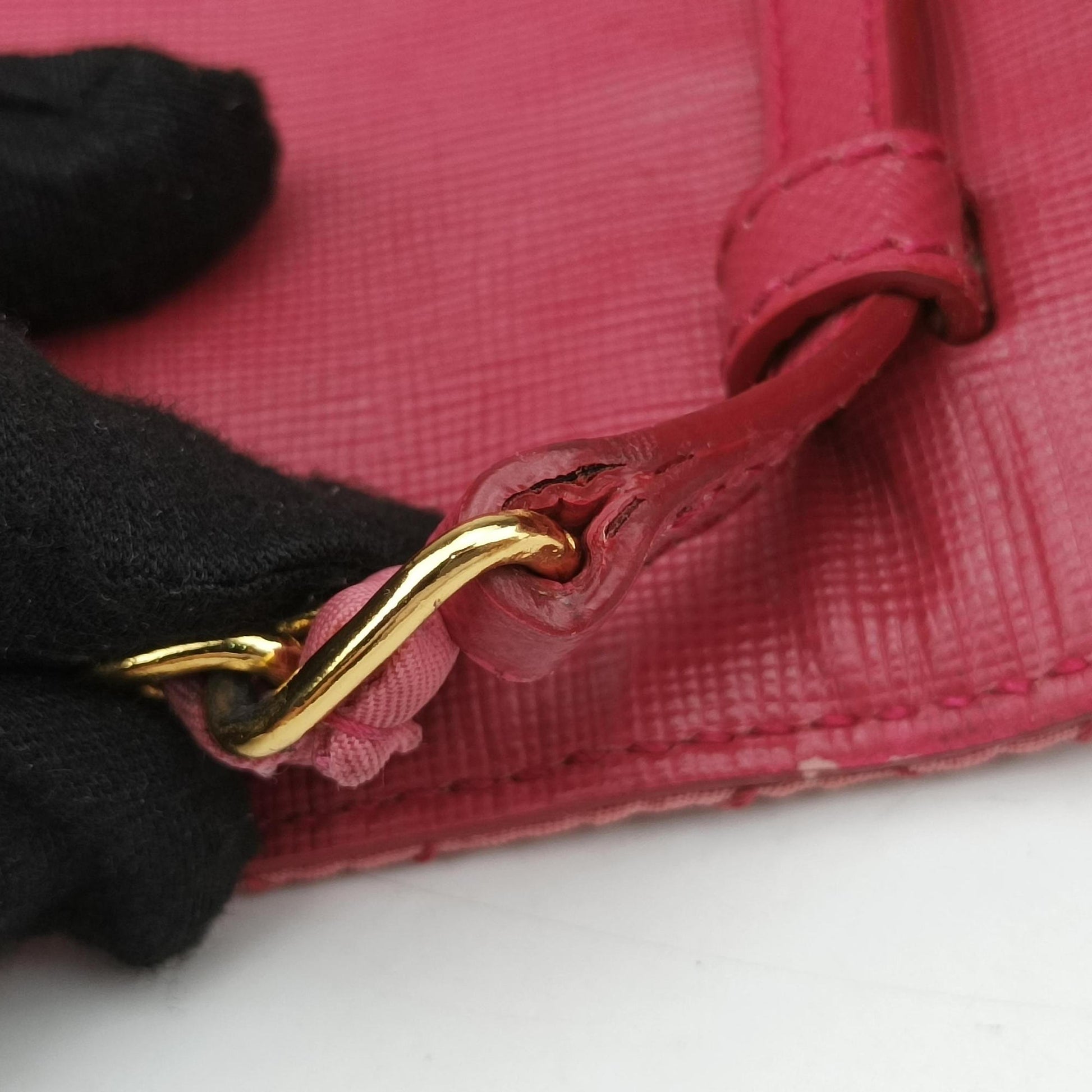 Chain Quilting Flap Pink nylon 194チェーン キルティング フラップ ピンク ナイロン 194