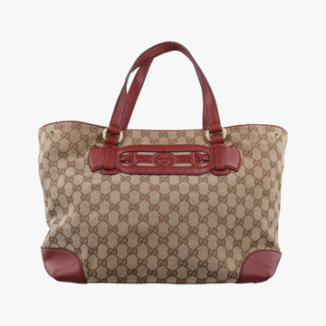 GG Canvas Sherry Red×Beige canvas×leather 296850 C012135459GGキャンバス シェリー レッド×ベージュ キャンバス×レザー 296850 C012135459