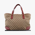 GG Canvas Sherry Red×Beige canvas×leather 296850 C012135459GGキャンバス シェリー レッド×ベージュ キャンバス×レザー 296850 C012135459