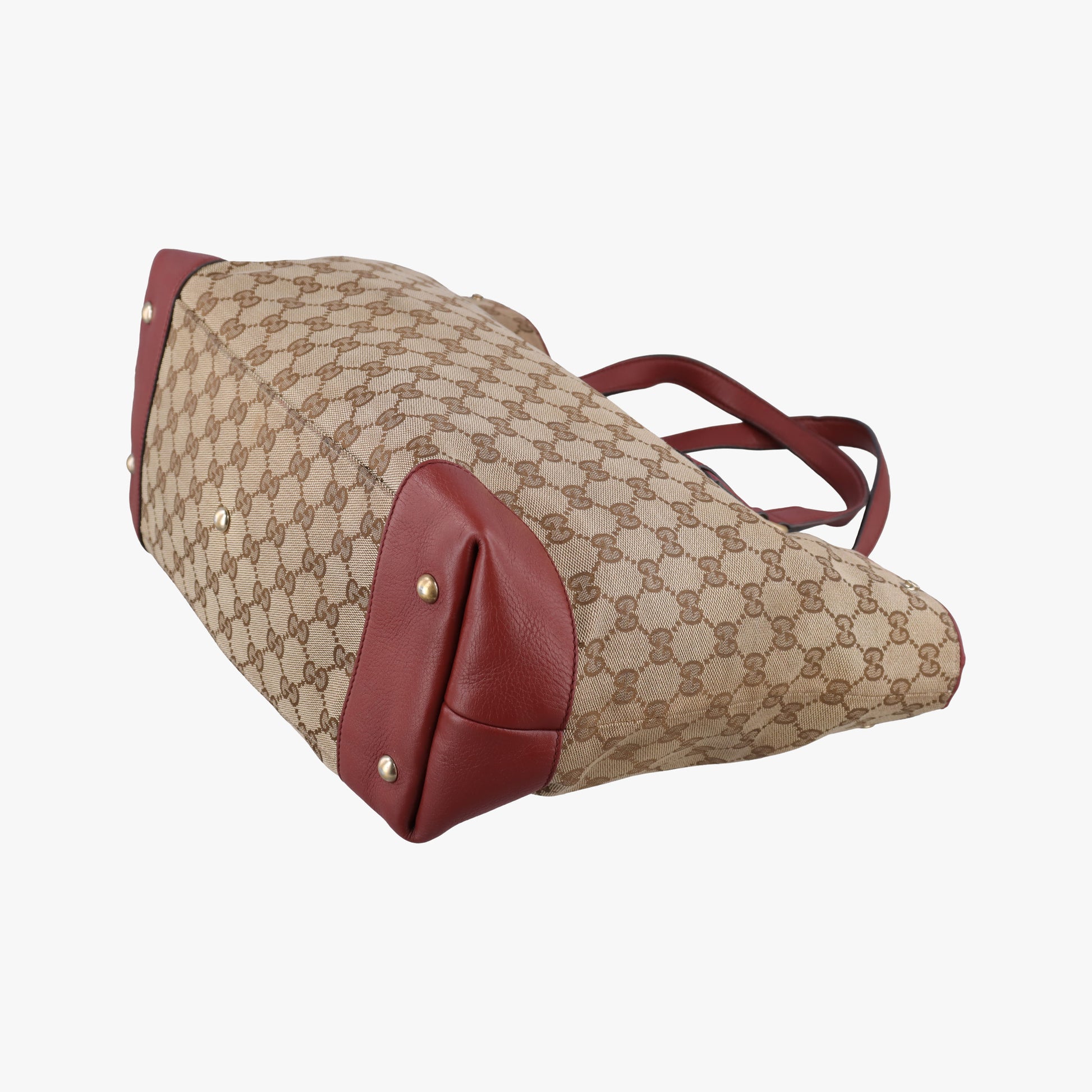GG Canvas Sherry Red×Beige canvas×leather 296850 C012135459GGキャンバス シェリー レッド×ベージュ キャンバス×レザー 296850 C012135459