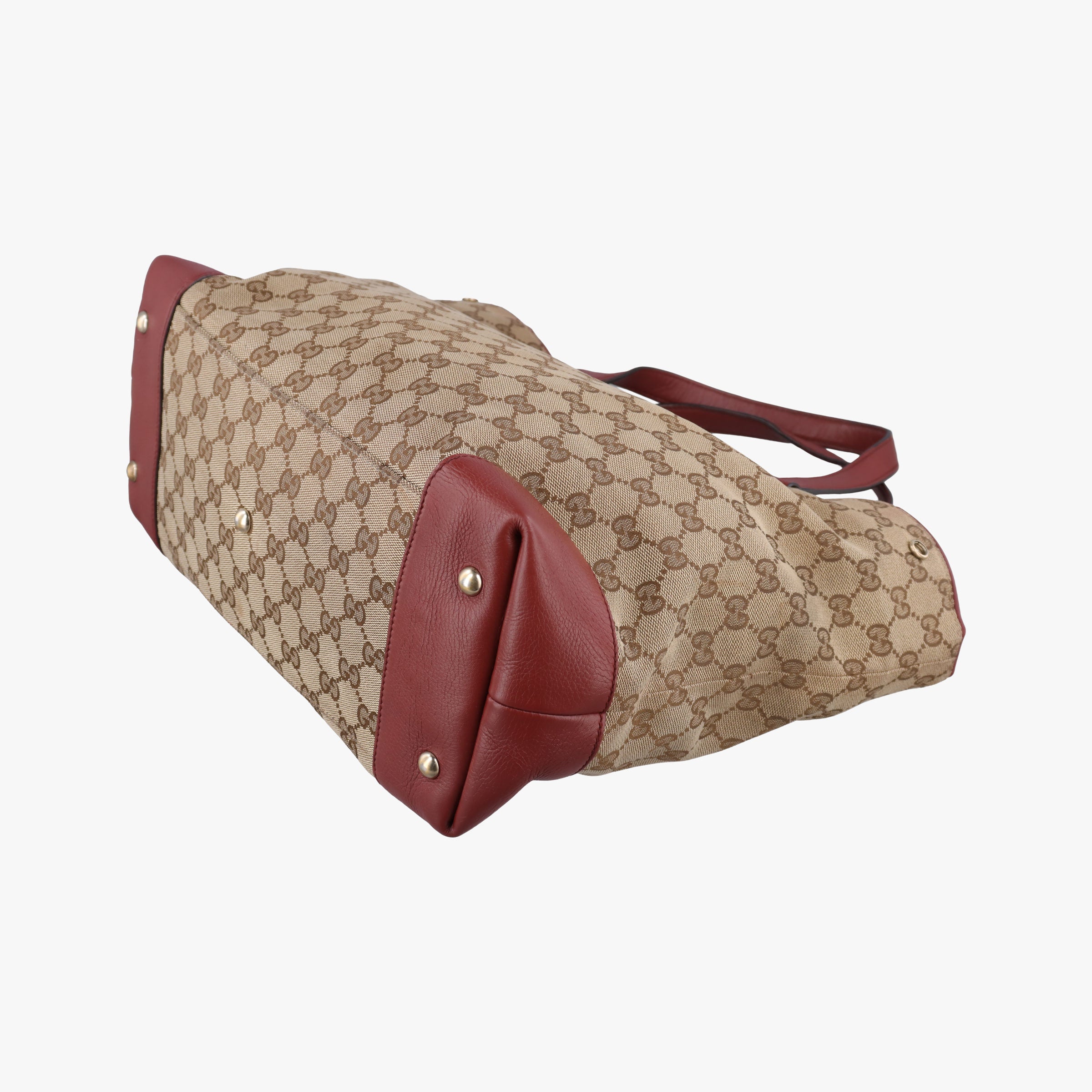 GG Canvas Sherry Red×Beige canvas×leather 296850 C012135459GGキャンバス シェリー レッド×ベージュ キャンバス×レザー 296850 C012135459