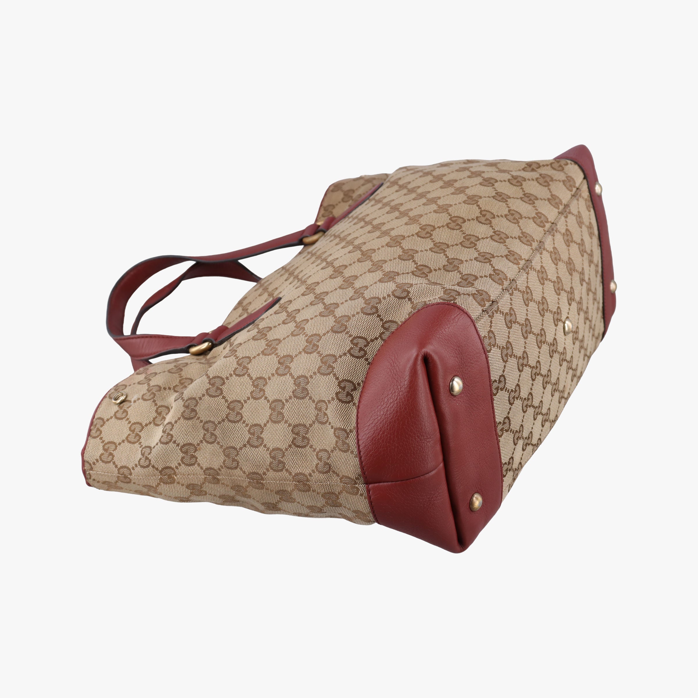 GG Canvas Sherry Red×Beige canvas×leather 296850 C012135459GGキャンバス シェリー レッド×ベージュ キャンバス×レザー 296850 C012135459