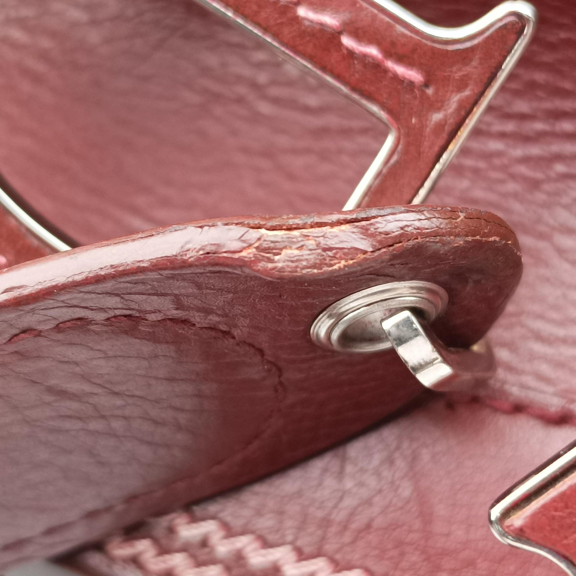 Romantic Flowers Burgundy Leather 07-MA-0045ロマンティックフラワー ワインレッド レザー 07-MA-0045