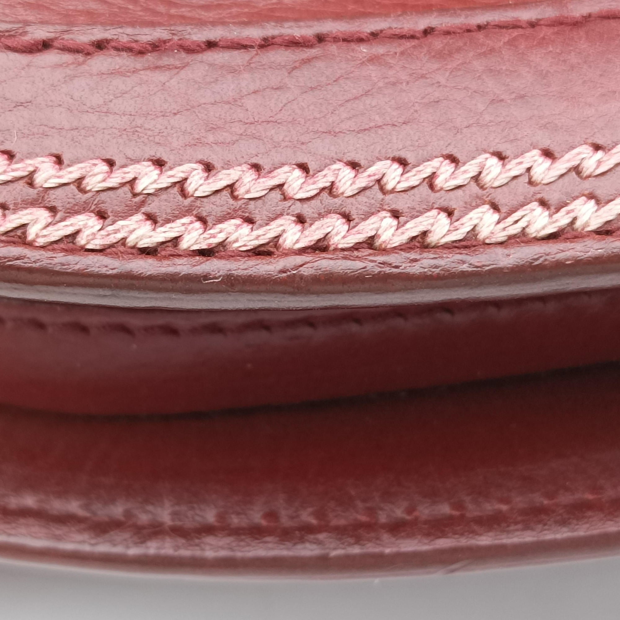Romantic Flowers Burgundy Leather 07-MA-0045ロマンティックフラワー ワインレッド レザー 07-MA-0045