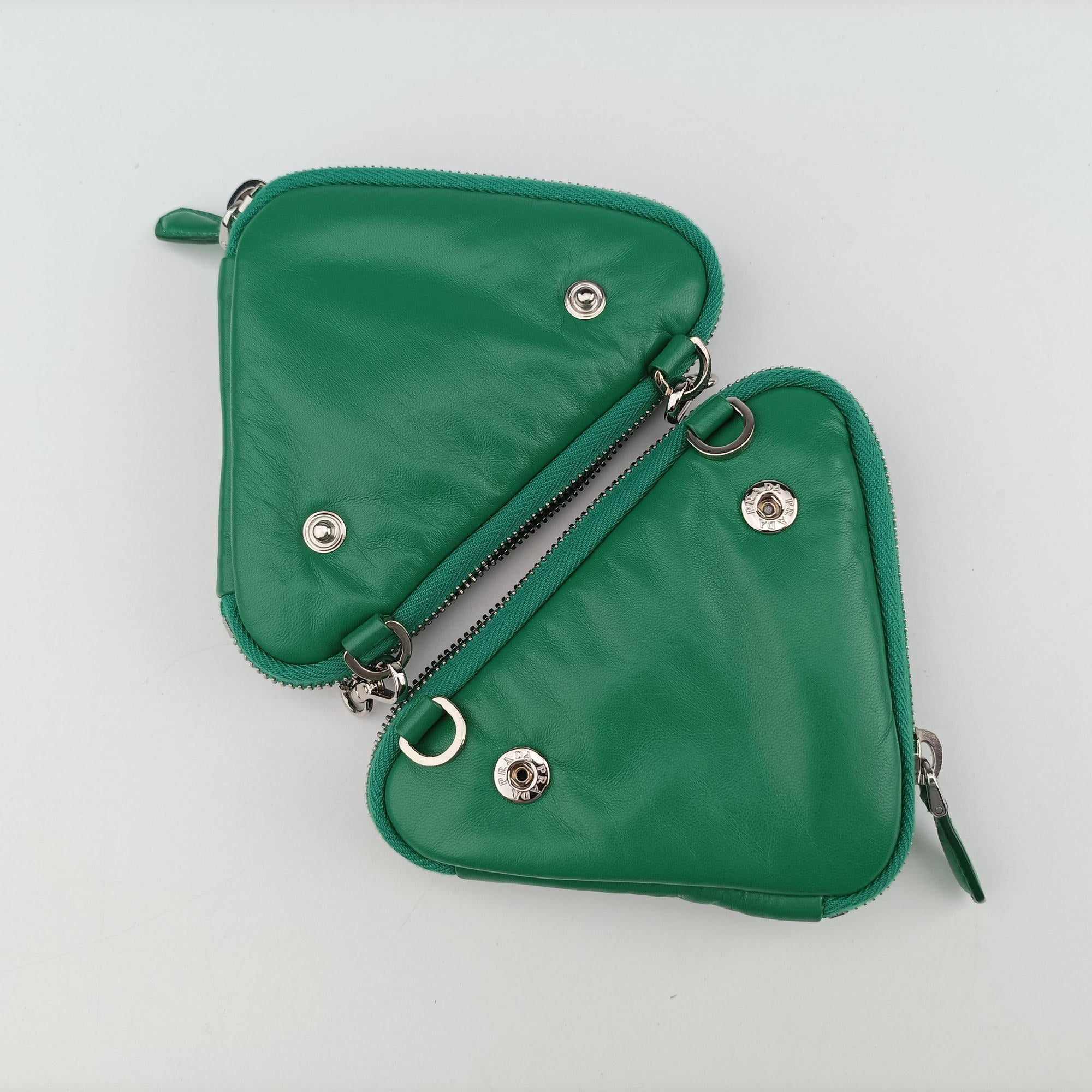 triangle mini Green Leather 62トライアングル ミニ グリーン レザー 62