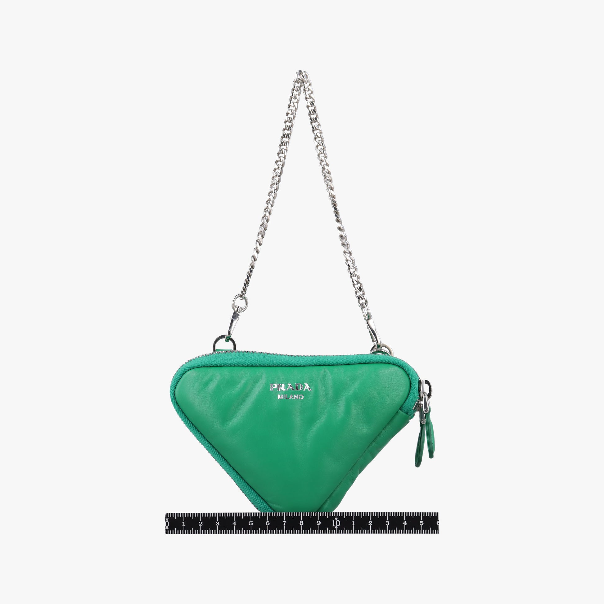 triangle mini Green Leather 62トライアングル ミニ グリーン レザー 62