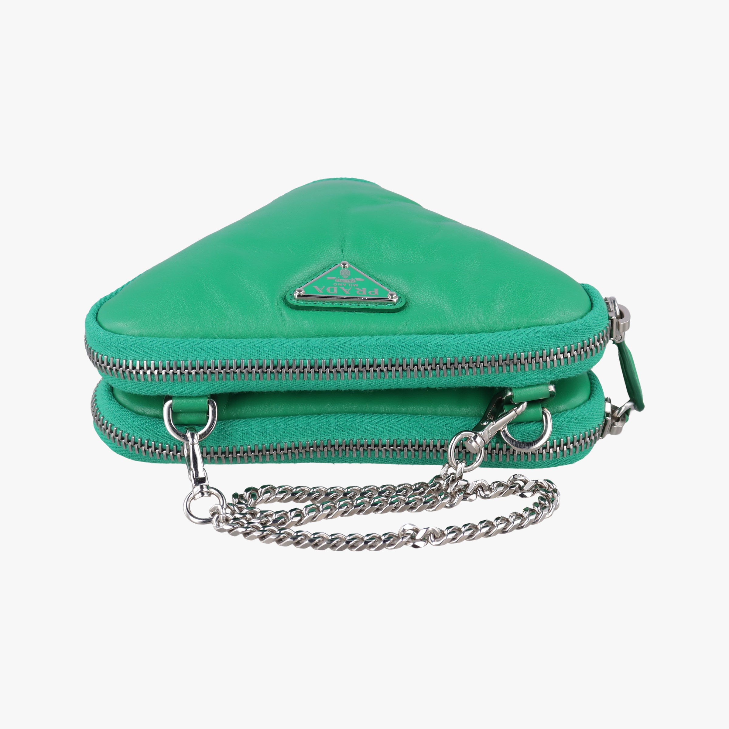 triangle mini Green Leather 62トライアングル ミニ グリーン レザー 62