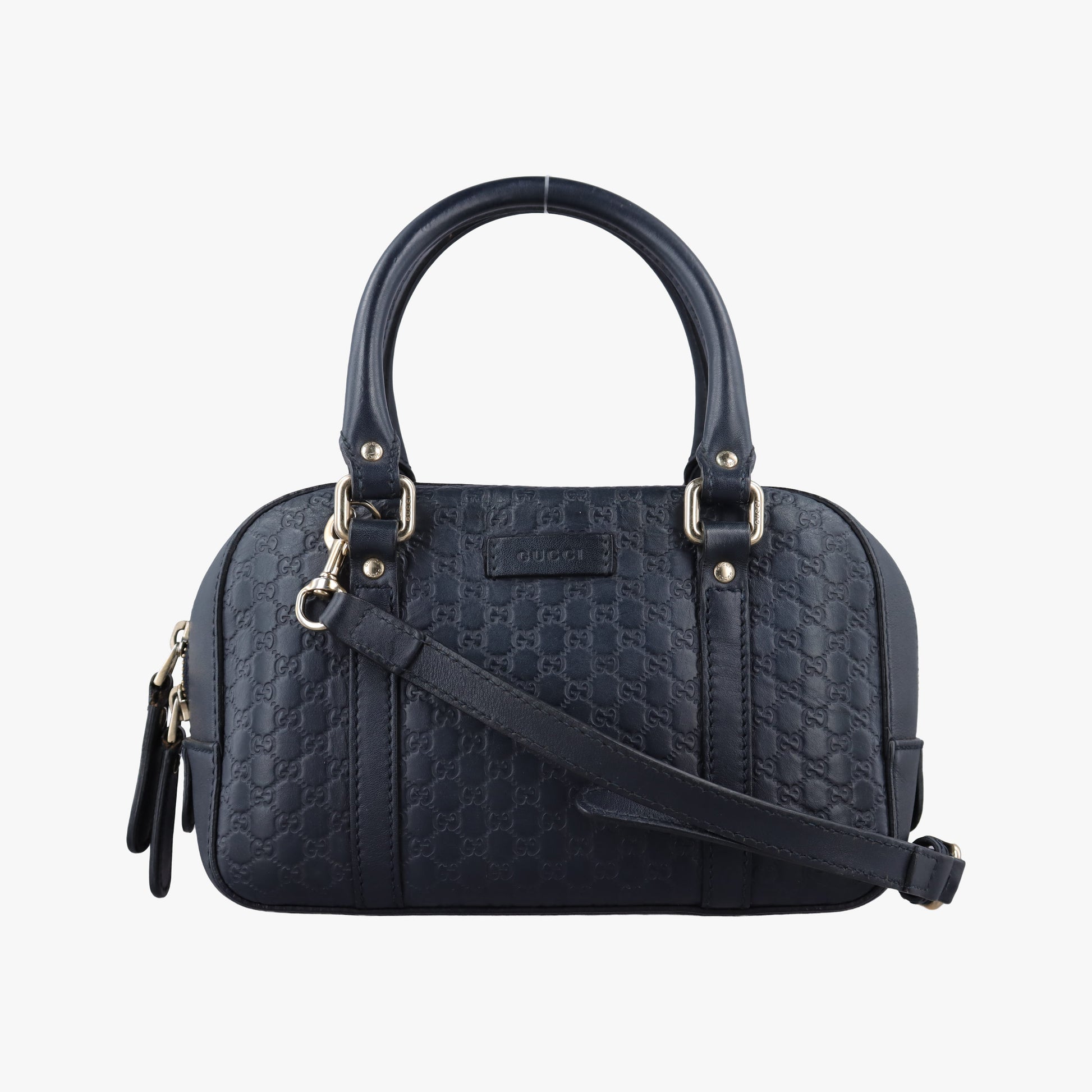 Microguccissima Navy Leather 510289 F025218396マイクログッチシマ ネイビー レザー 510289 F025218396