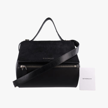 Pandora Box Black Leather × Ponyhair TE0144パンドラ ブラック レザー × ポニー TE0144