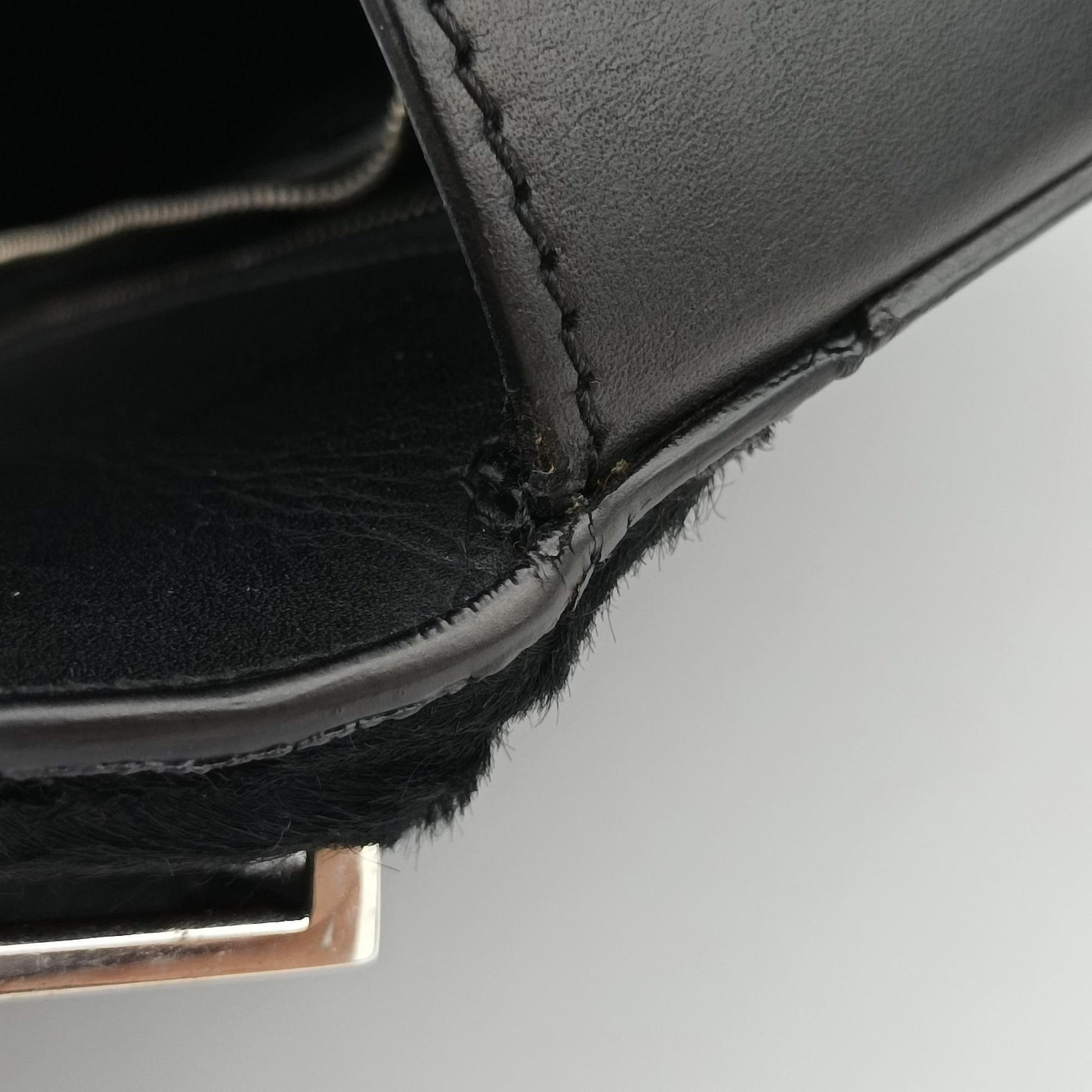 Pandora Box Black Leather × Ponyhair TE0144パンドラ ブラック レザー × ポニー TE0144