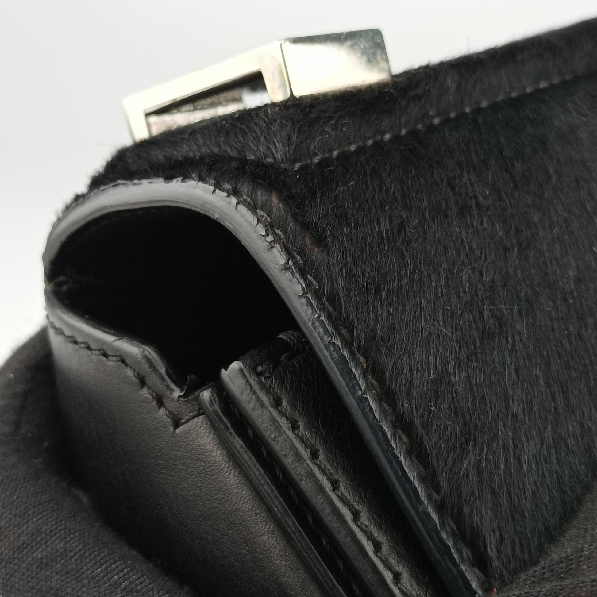Pandora Box Black Leather × Ponyhair TE0144パンドラ ブラック レザー × ポニー TE0144