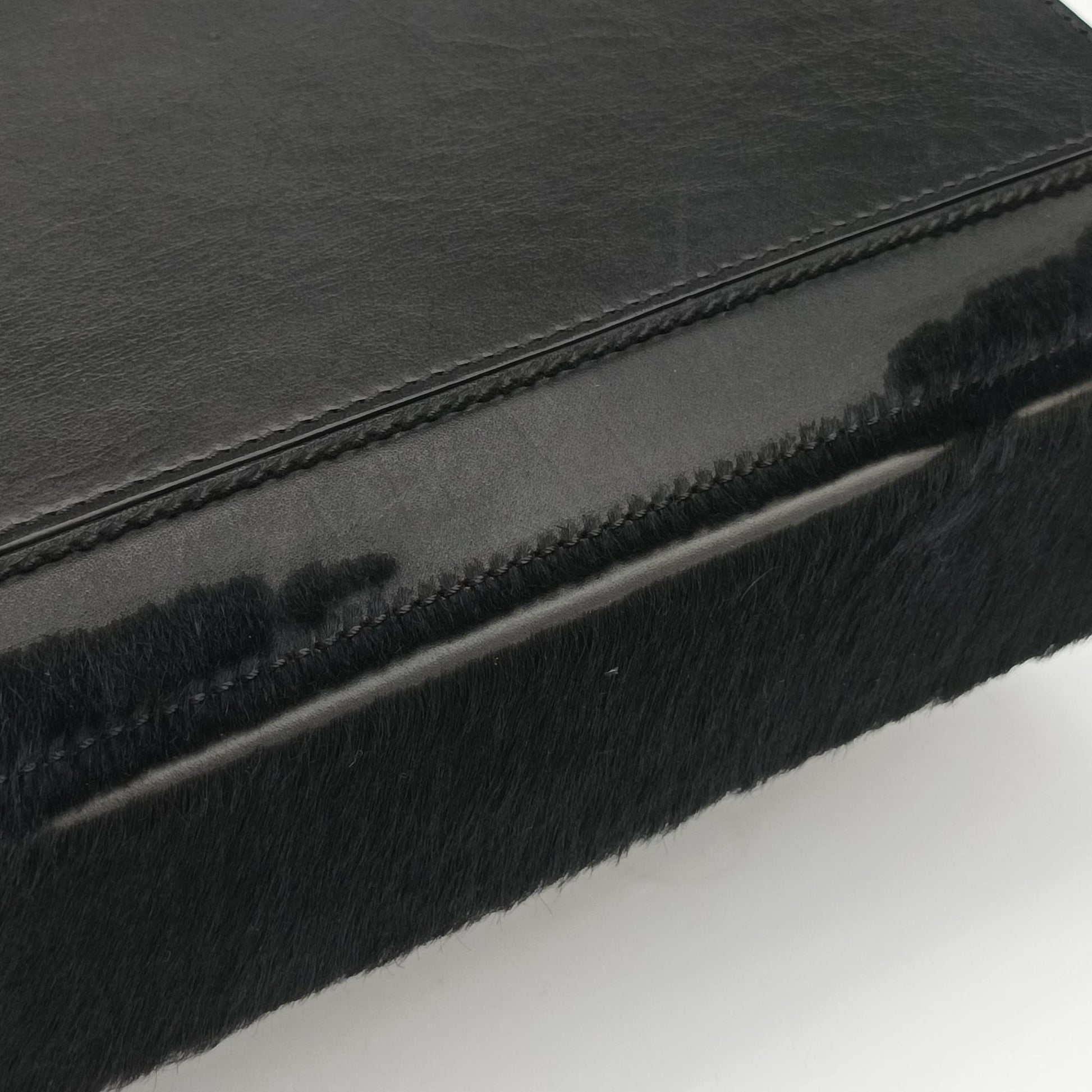 Pandora Box Black Leather × Ponyhair TE0144パンドラ ブラック レザー × ポニー TE0144