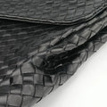 Intrecciato Black lambskin B00885237Gイントレチャート ブラック ラムスキン B00885237G