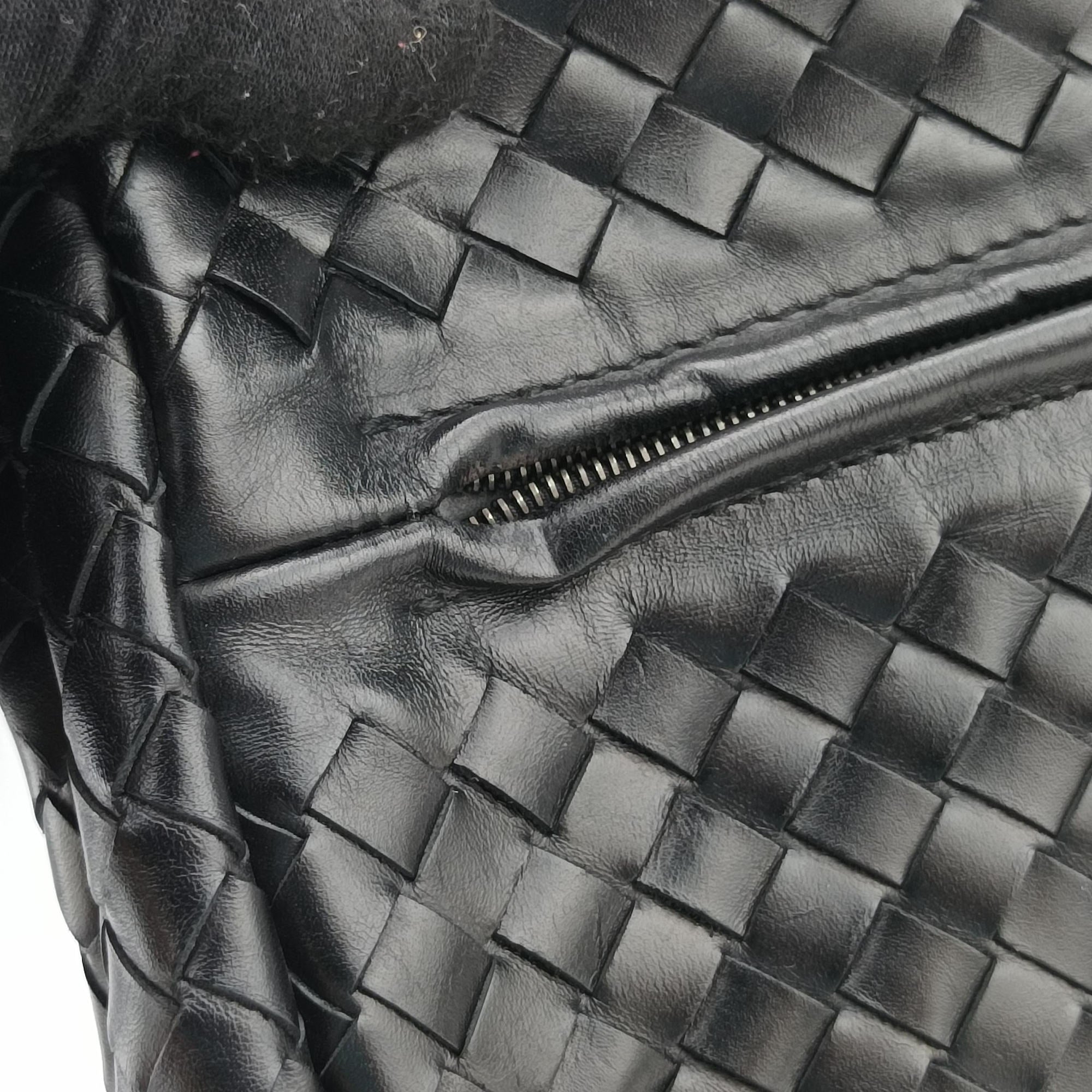 Intrecciato Black lambskin B00885237Gイントレチャート ブラック ラムスキン B00885237G