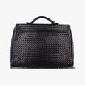 Intrecciato Black lambskin B00885237Gイントレチャート ブラック ラムスキン B00885237G
