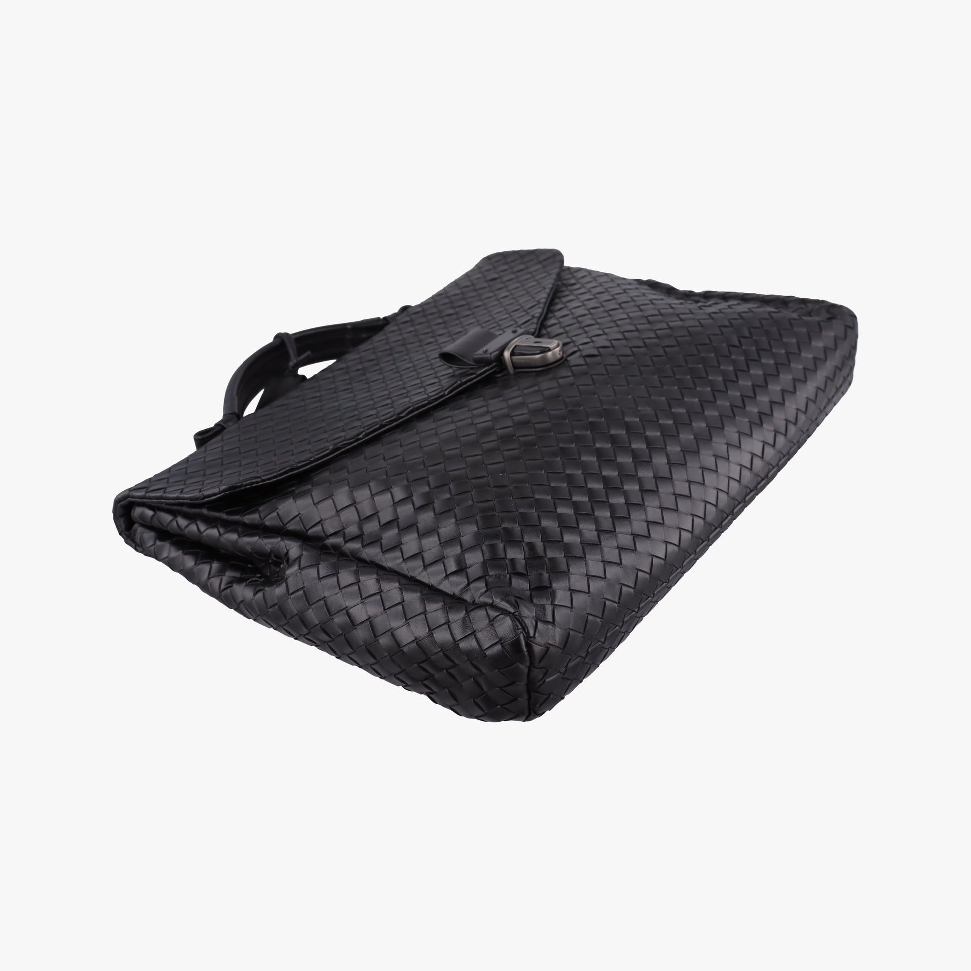 Intrecciato Black lambskin B00885237Gイントレチャート ブラック ラムスキン B00885237G