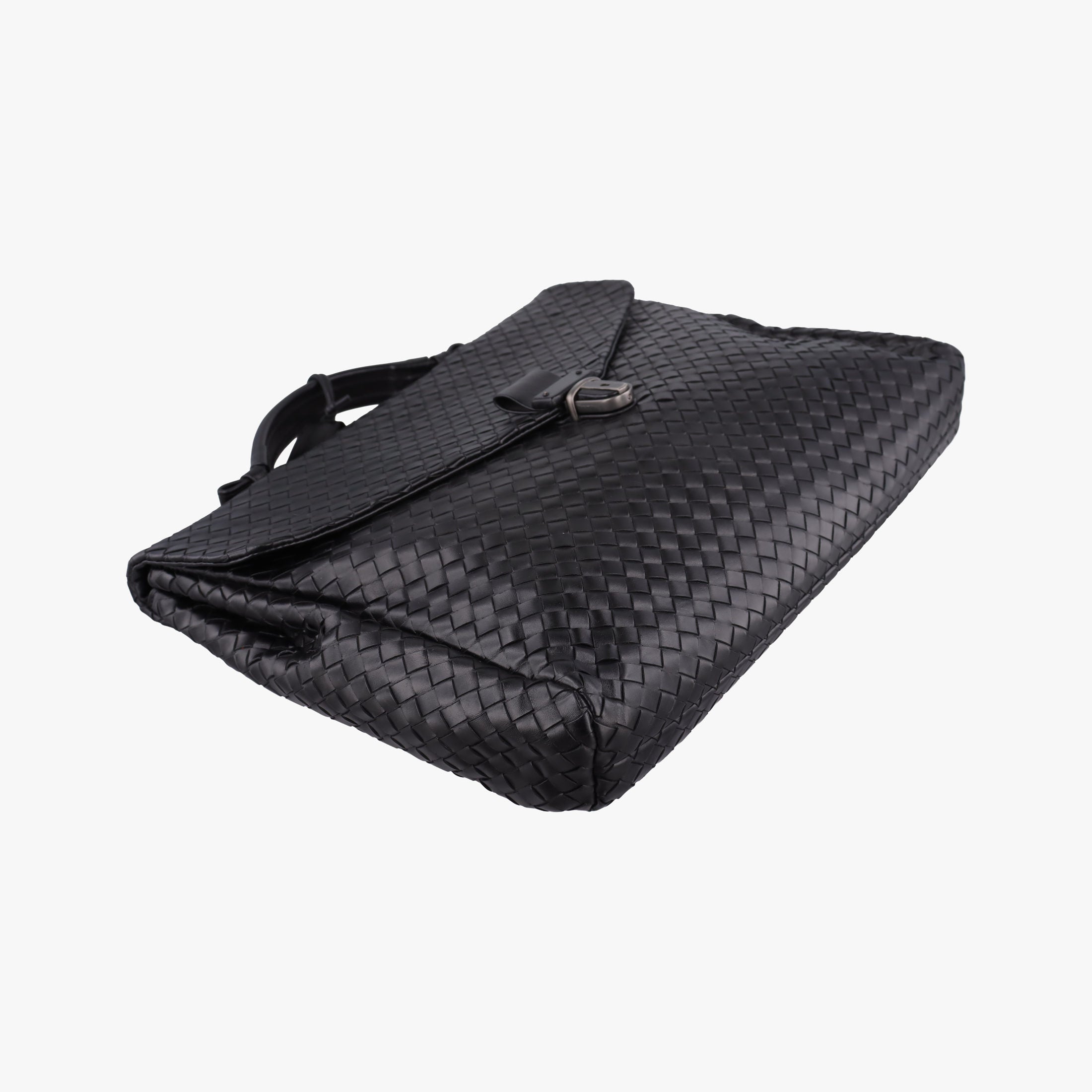 Intrecciato Black lambskin B00885237Gイントレチャート ブラック ラムスキン B00885237G