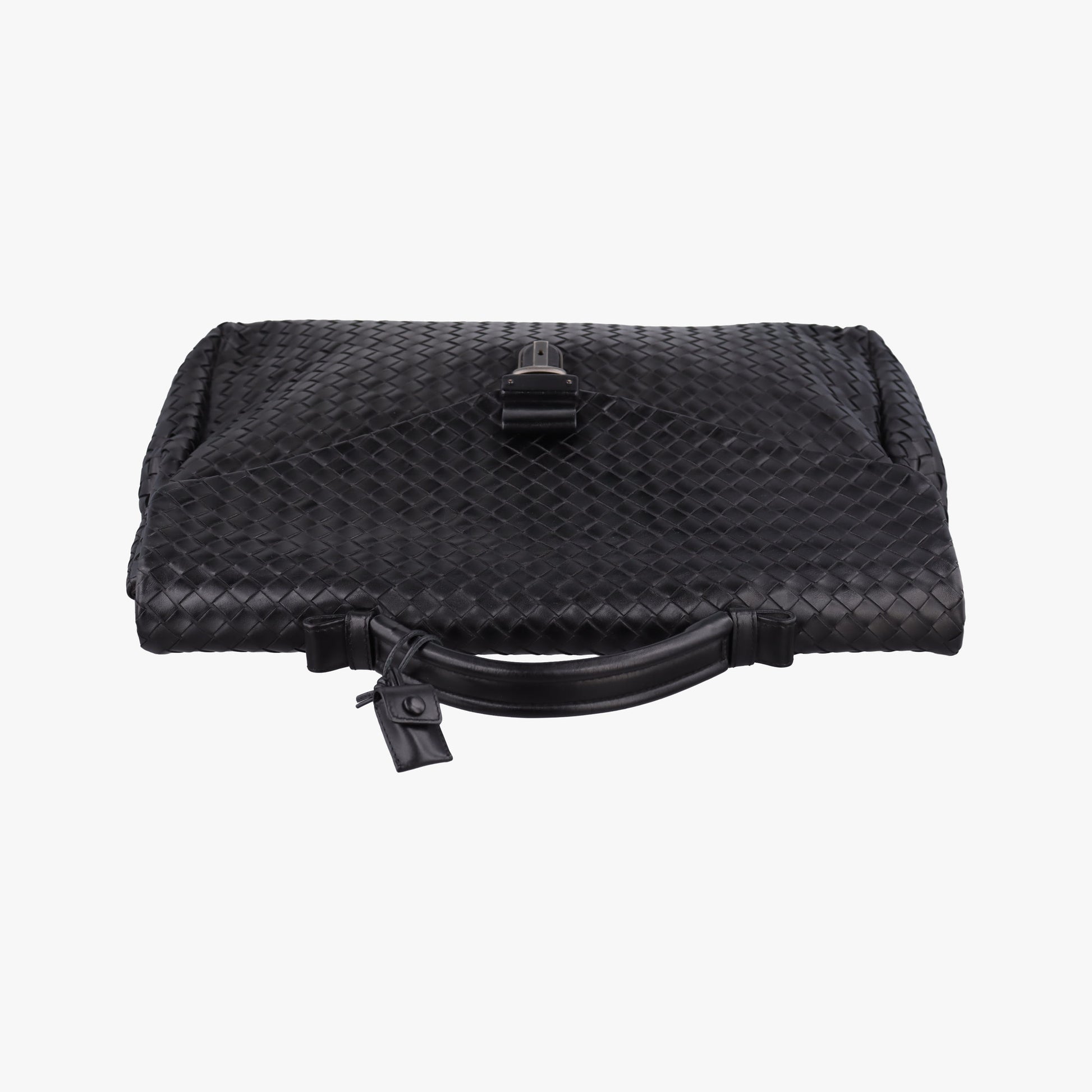 Intrecciato Black lambskin B00885237Gイントレチャート ブラック ラムスキン B00885237G