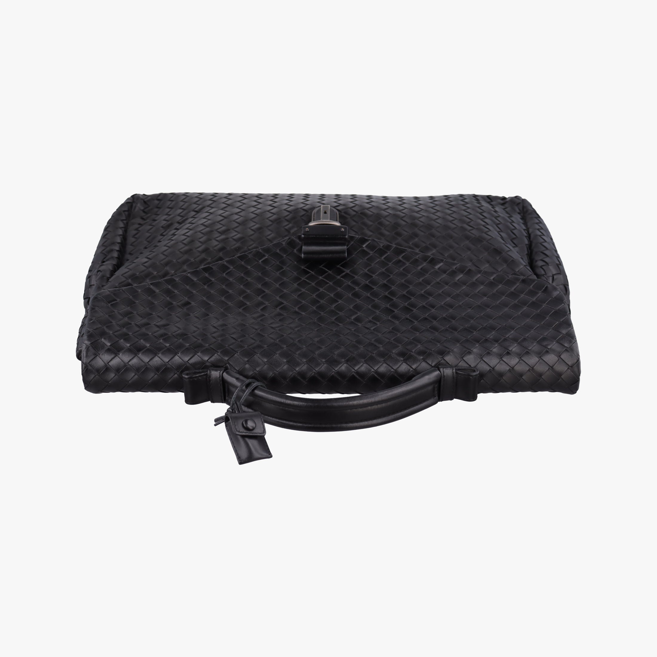 Intrecciato Black lambskin B00885237Gイントレチャート ブラック ラムスキン B00885237G