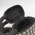 Houndstooth vanity bag Black and White Leather 56-MA-0272千鳥格子バニティバッグ ブラック×ホワイト レザー 56-MA-0272