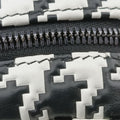 Houndstooth vanity bag Black and White Leather 56-MA-0272千鳥格子バニティバッグ ブラック×ホワイト レザー 56-MA-0272