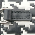 Houndstooth vanity bag Black and White Leather 56-MA-0272千鳥格子バニティバッグ ブラック×ホワイト レザー 56-MA-0272
