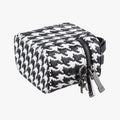 Houndstooth vanity bag Black and White Leather 56-MA-0272千鳥格子バニティバッグ ブラック×ホワイト レザー 56-MA-0272