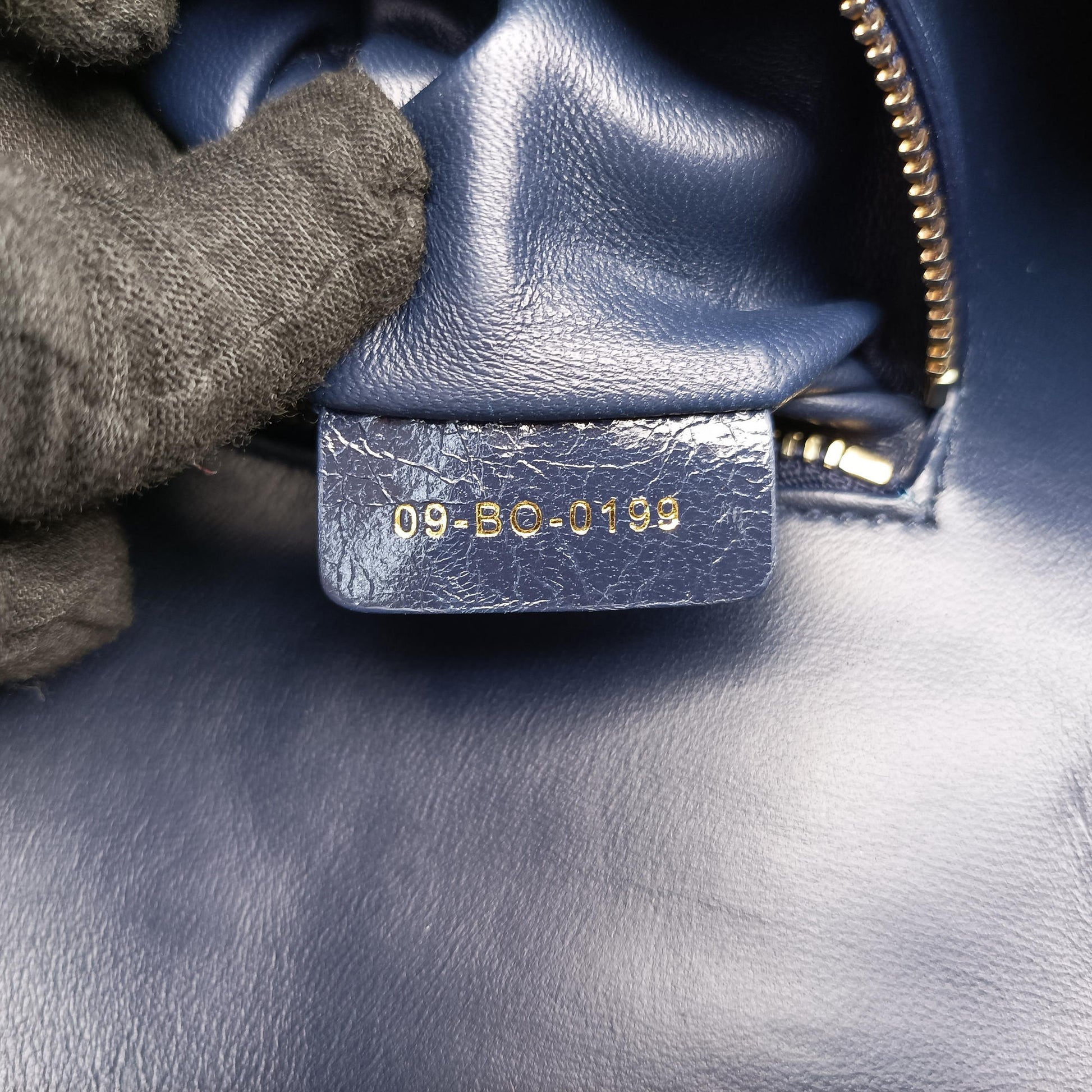 30 Montaigne Navy leather 09-BO-019930 モンテーニュ ネイビー レザー 09-BO-0199