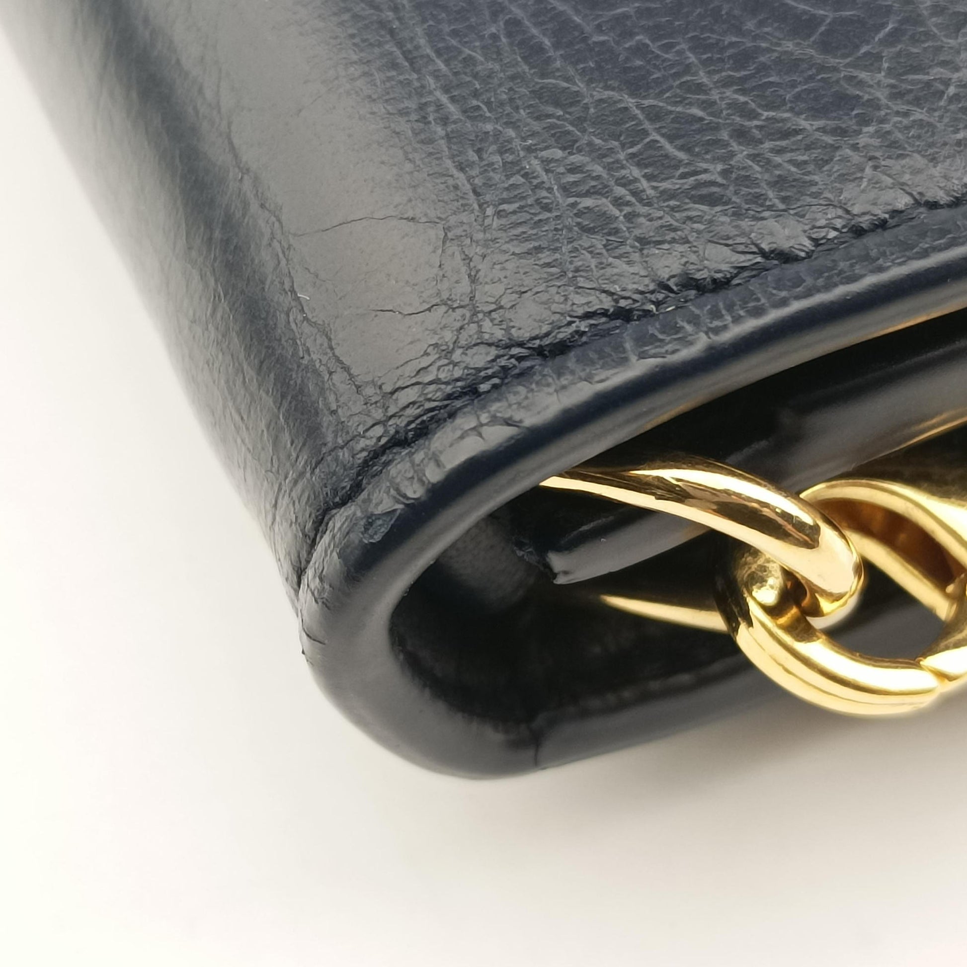 30 Montaigne Navy leather 09-BO-019930 モンテーニュ ネイビー レザー 09-BO-0199