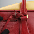 Triangle logo Red×Yellow Patent 7/Aトライアングル ロゴ レッド×イエロー パテント 7/A