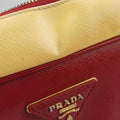 Triangle logo Red×Yellow Patent 7/Aトライアングル ロゴ レッド×イエロー パテント 7/A