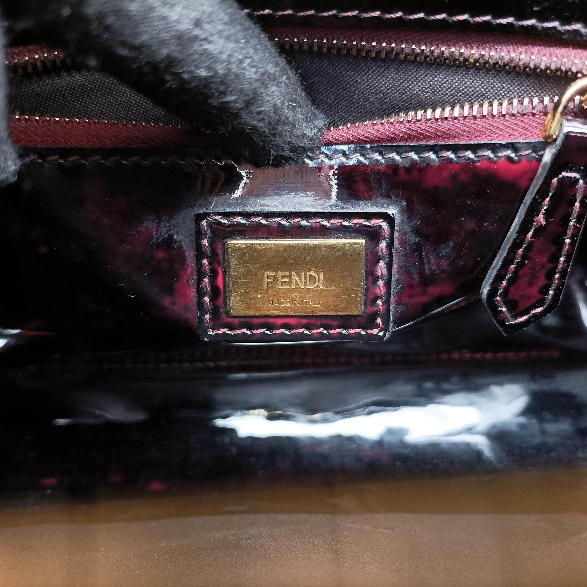 PEEKABOO Black Patent 8BN244 8BN244-A5AD-2080501ピーカブー ミニ ブラック パテント 8BN244 8BN244-A5AD-2080501