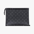 Pochette Voyage MM Pacific Blue Monogram Eclipse PVC Coated Canvas M61692 SP0137ポシェット・ヴォワヤージュMM パシフィック・ブルー モノグラム・エクリプスPVCコーティングキャンバス M61692 SP0137