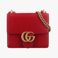 GG Marmont Red Leather 431384 E019735737GGマーモント レッド レザー 431384 E019735737