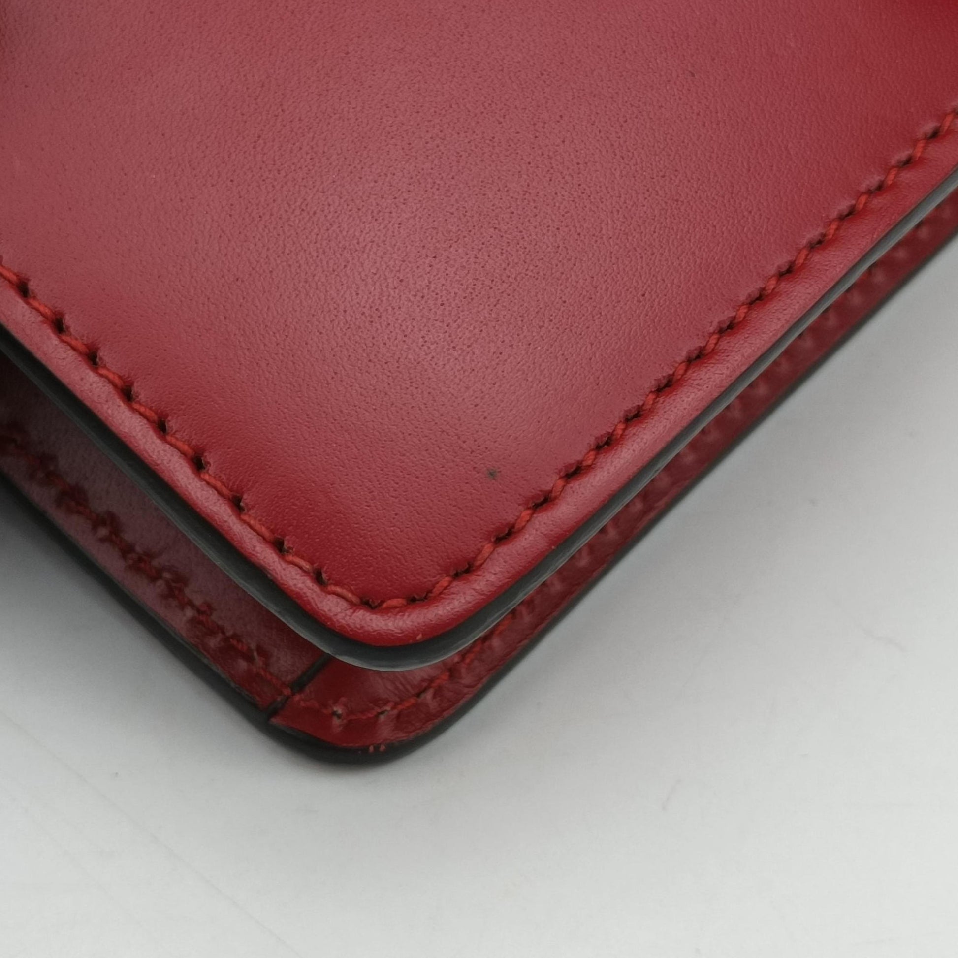 GG Marmont Red Leather 431384 E019735737GGマーモント レッド レザー 431384 E019735737
