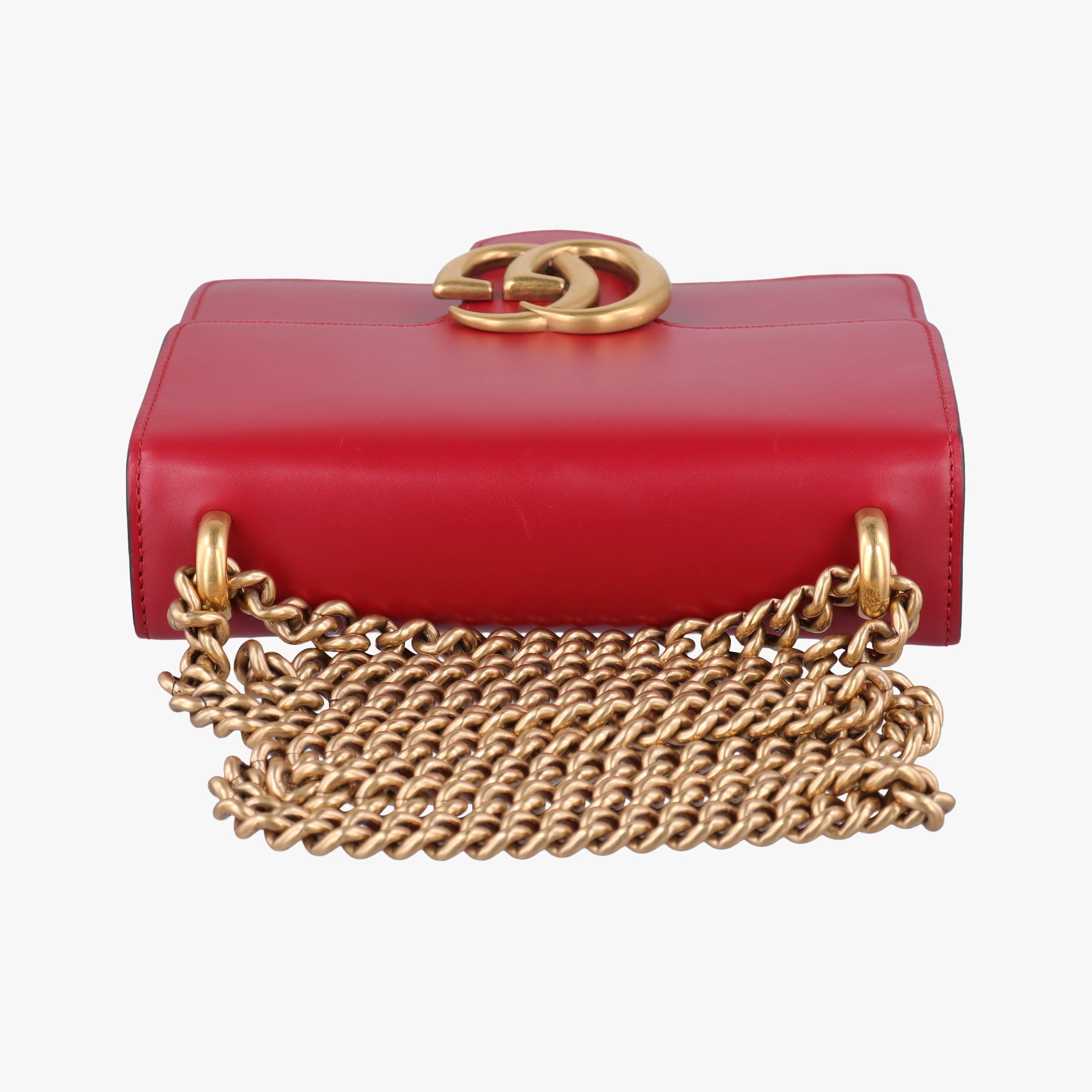 GG Marmont Red Leather 431384 E019735737GGマーモント レッド レザー 431384 E019735737