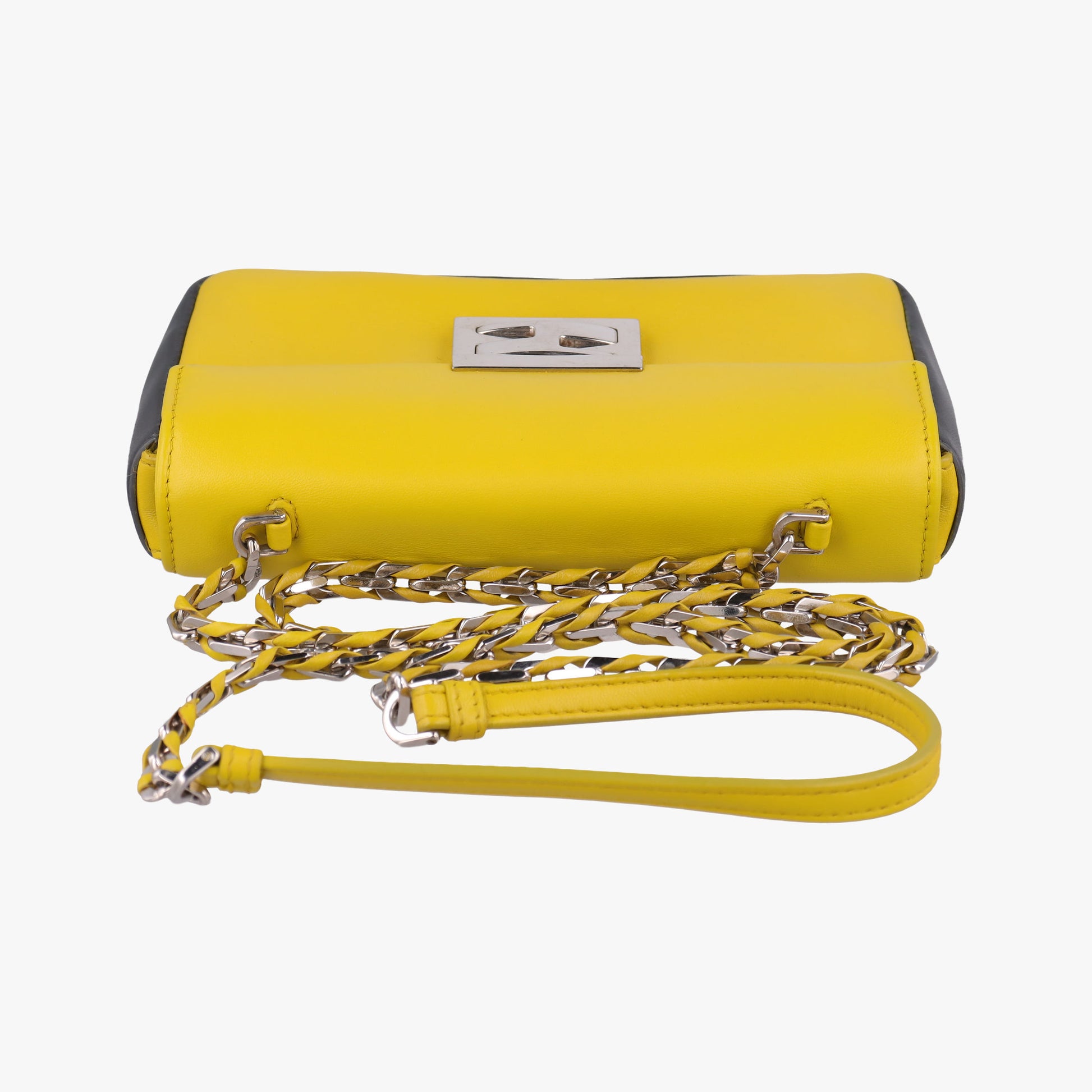 Mini Be Baguette Yellow × Black Leather 8M0315 8M0315-W20 149-0053ミニベバゲット イエロー × ブラック レザー 8M0315 8M0315-W20 149-0053