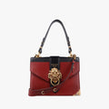 Animalier Cahier Lions Head Black×Red Leather 1BD089 25カイエ ライオンヘッド ブラック×レッド レザー 1BD089 25