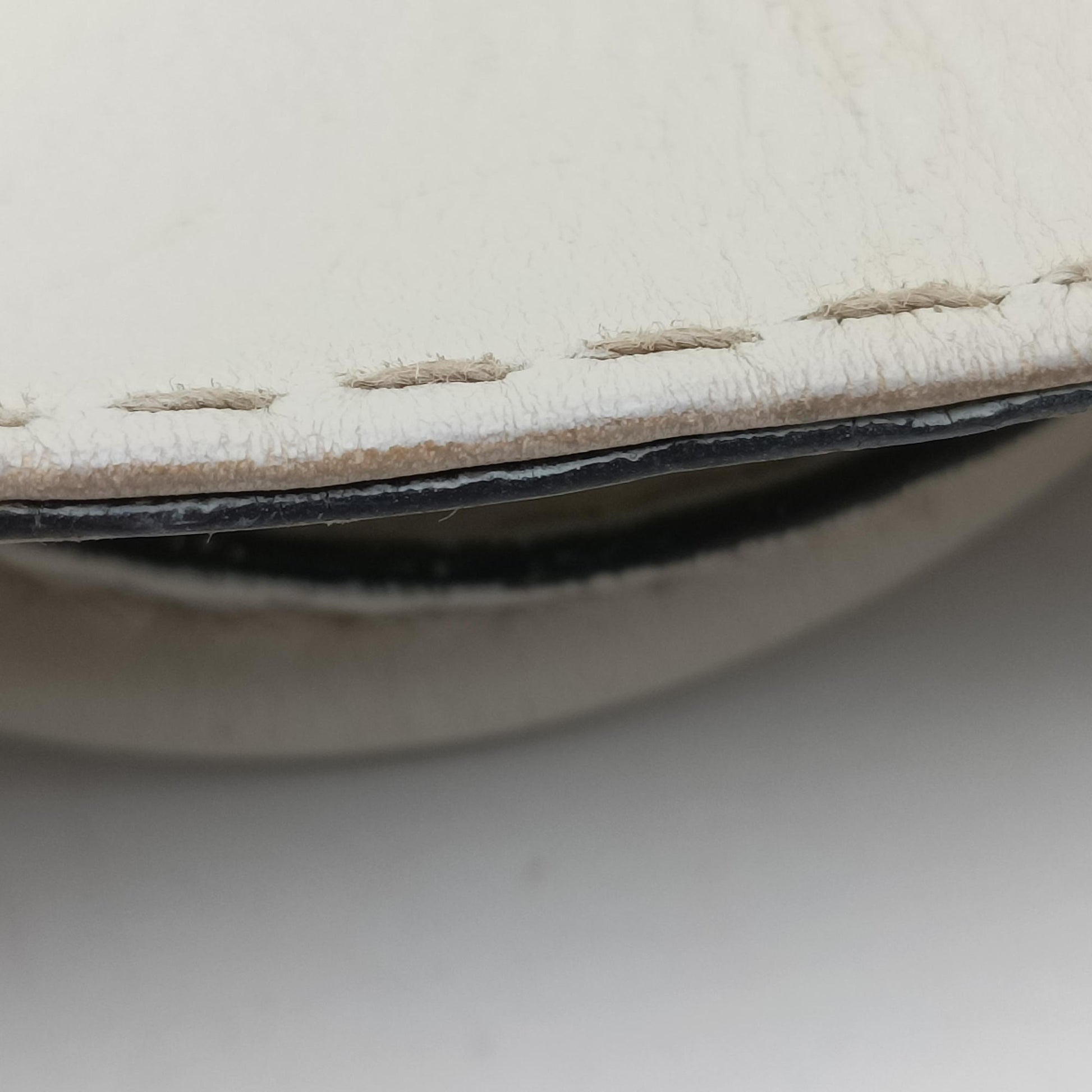 Dialux Queen Large White × Brown Leather×canvas 189883 B1757294ダイラックス クイーン ラージ ホワイト × ブラウン レザー×キャンバス 189883 B1757294