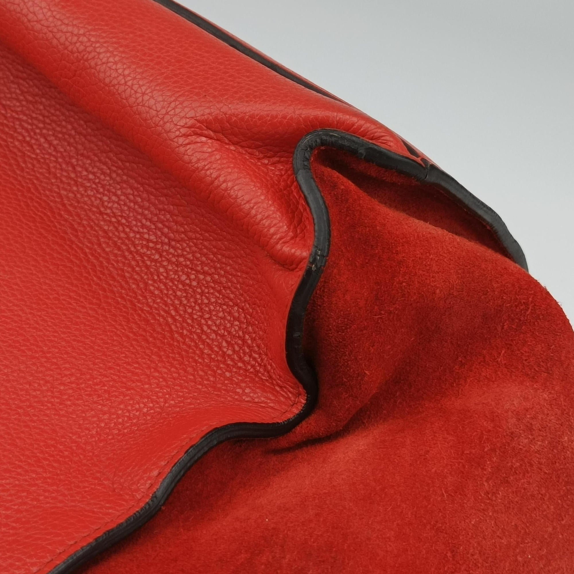 Trapeze Orange Suede×leather S-SN-1121トラペーズミディアム オレンジ スエード×レザー S-SN-1121