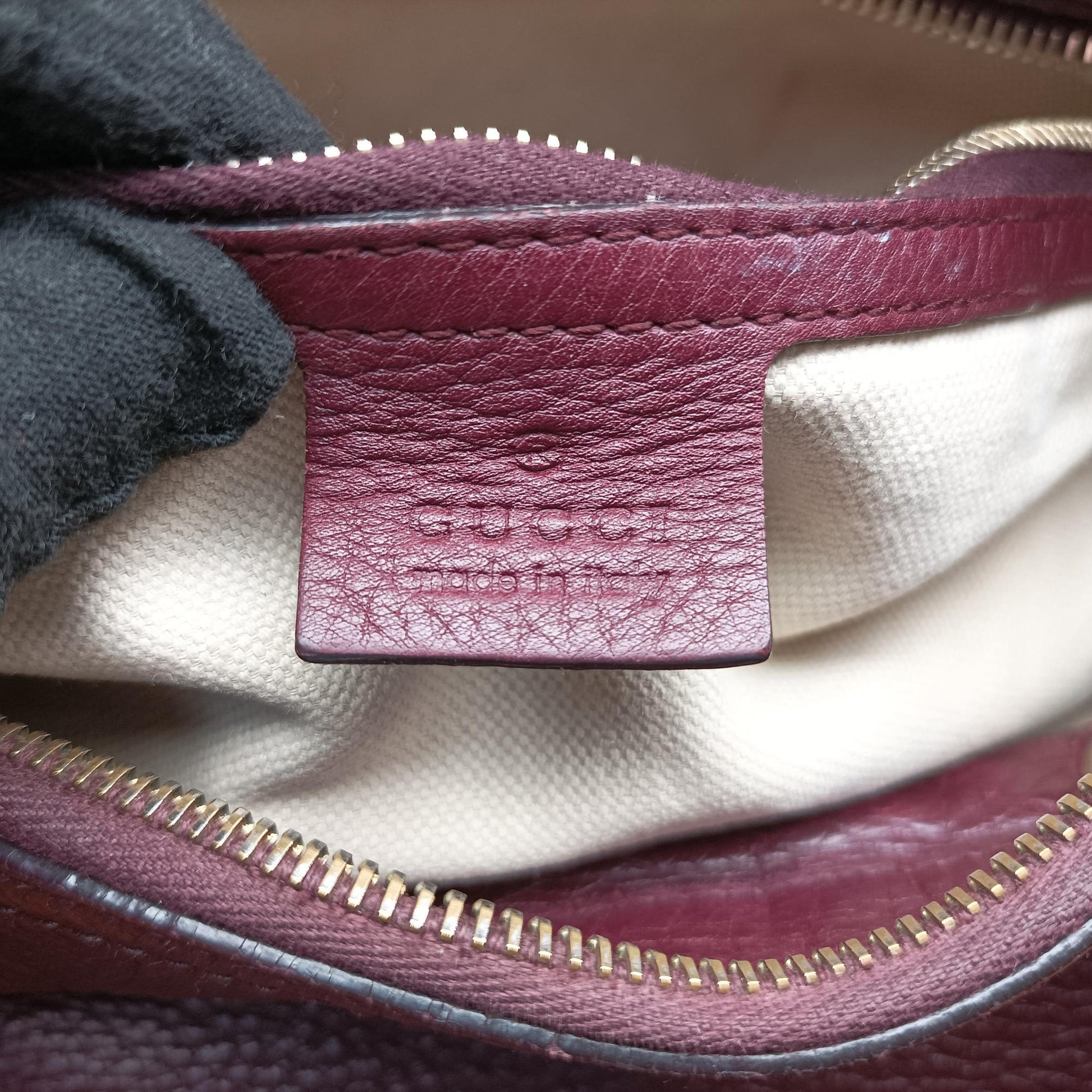 bamboo shopper Purple Leather 353124 Lot number unknownバンブーショッパー パープル レザー 353124 製番不明
