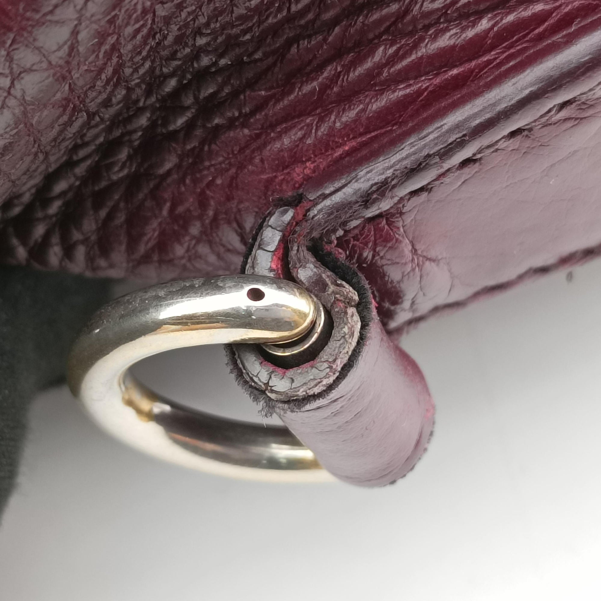 bamboo shopper Purple Leather 353124 Lot number unknownバンブーショッパー パープル レザー 353124 製番不明