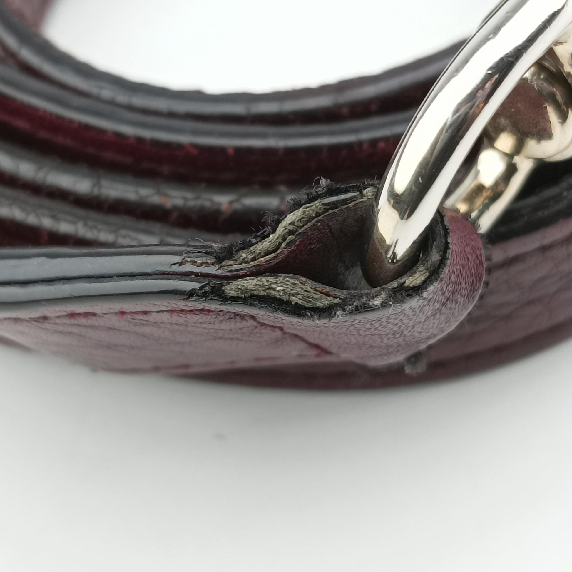 bamboo shopper Purple Leather 353124 Lot number unknownバンブーショッパー パープル レザー 353124 製番不明