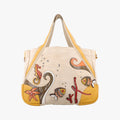 Tote bag Beige x Yellowe x multi Canvas x Leather 117トートバッグ ベージュxイエローxマルチ キャンバスxレザー 117