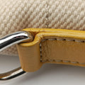 Tote bag Beige x Yellowe x multi Canvas x Leather 117トートバッグ ベージュxイエローxマルチ キャンバスxレザー 117
